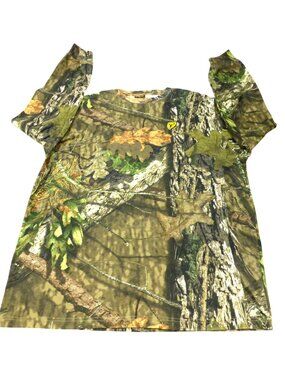 ScentBlocker Mens XL Long-Sleeve Shirt With RealTree Camo Print Cotton/Poly Blen